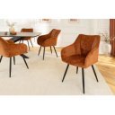 NOVA design forgatható szék - barna/zöld/fehlér/szürke