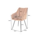 NOVA design forgatható szék - barna/zöld/fehlér/szürke