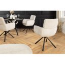 UNIQUE exkluzív forgatható szék - beige