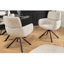 UNIQUE exkluzív forgatható szék - beige