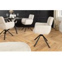 UNIQUE exkluzív forgatható szék - beige