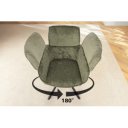 UNIQUE exkluzív forgatható szék - zöld