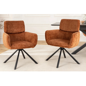 UNIQUE exkluzív forgatható szék - barna