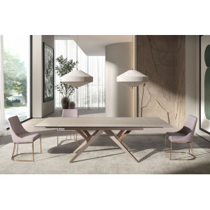 URBANA prémium kerámia bővíthető étkezőasztal - 180-260cm Angel Cerdá