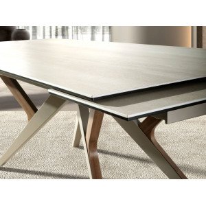 URBANA prémium kerámia bővíthető étkezőasztal - 180-260cm