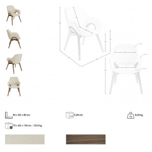 LUMARA prémium étkezőszék