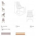 NAREA prémium étkezőszék