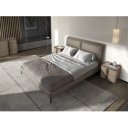 NUVELA prémium dió/bőr éjjeliszekrény