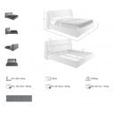 NEVIRA prémium ágykeret - 180x 200cm