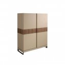 NABORA prémium dió/bőr bárszekrény