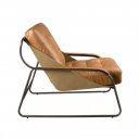 PRAVIA prémium bőr fotel - barna