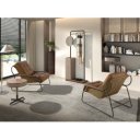 PRAVIA prémium bőr fotel - barna