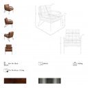 PALEZZA prémium bőr fotel