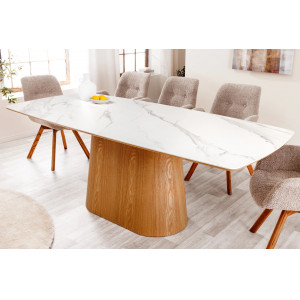 UNIQUE OAK design kerámia étkezőasztal - 200cm