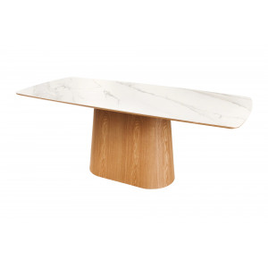 UNIQUE OAK design kerámia étkezőasztal - 200cm