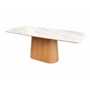 UNIQUE OAK design kerámia étkezőasztal - 200cm