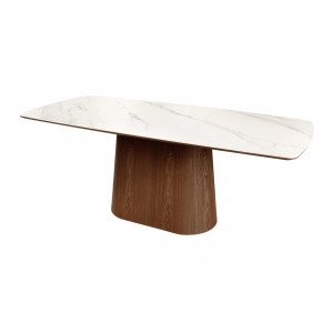UNIQUE WALNUT design kerámia étkezőasztal - 200cm