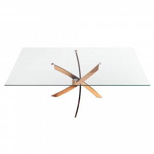 SIGMA SQUARE design  étkezőasztal - 140/150/160/180cm - rosegold