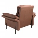 RAVELTA prémium bőr fotel - barna