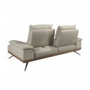 MAROLIA prémium bőr kanapé - 2 személyes