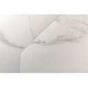 INCEPTION exkluzív kerámia étkezőasztal - 130-190cm - fehér