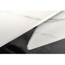 INCEPTION exkluzív kerámia étkezőasztal - 130-190cm - fehér