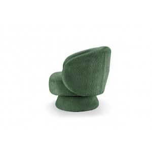 BOCCA NOVA design bouclé fotel - zöld