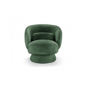 BOCCA NOVA design bouclé fotel - zöld