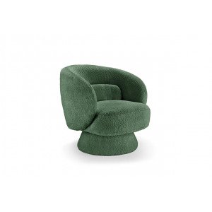 BOCCA NOVA design bouclé fotel - zöld