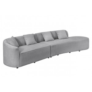 ATELIER design bouclé kanapé - 330cm - szürke