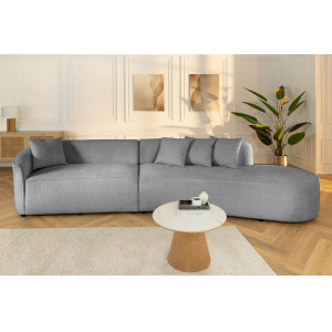 ATELIER design bouclé kanapé - 330cm - szürke
