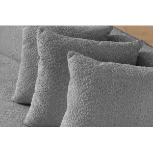 ATELIER design bouclé kanapé - 330cm - szürke