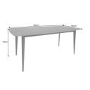 MILANO design kerámia étkezőasztal - 160/180cm - antracit