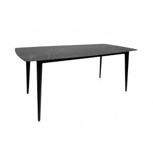 MILANO design kerámia étkezőasztal - 160/180cm - antracit