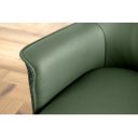 LEGRAND prémium bőr/szövet szék - zöld