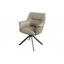 LEGRAND prémium bőr/szövet szék - taupe