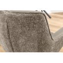 LEGRAND prémium bőr/szövet szék - taupe