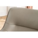 LEGRAND prémium bőr/szövet szék - taupe