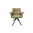 LEGRAND prémium bőr/szövet szék - taupe