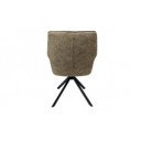 LEGRAND prémium bőr/szövet szék - taupe