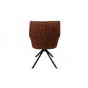 LEGRAND prémium bőr/szövet szék - barna