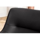 LEGRAND prémium bőr/szövet szék - fekete