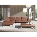 RAVELLA prémium bőr relax sarokkanapé