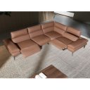 RAVELLA prémium bőr relax sarokkanapé