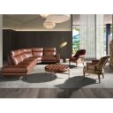 TOVARA prémium bőr relax sarokkanapé - balos