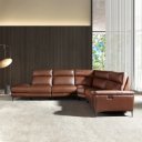 TOVARA prémium bőr relax sarokkanapé - balos