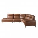 TOVARA prémium bőr relax sarokkanapé - balos