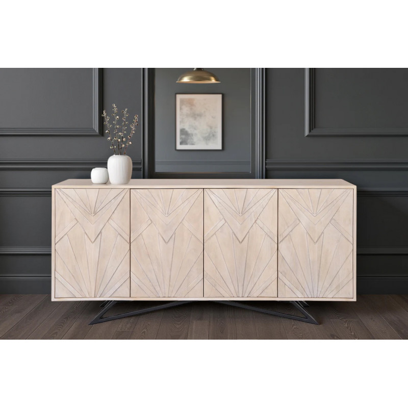 METROPOLITAN modern mangófa komód - 170cm