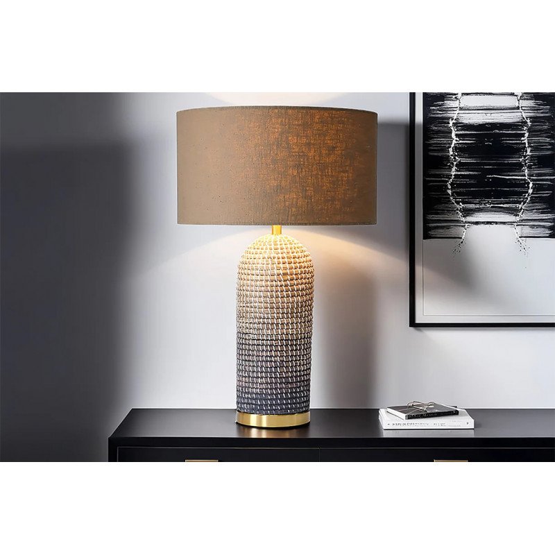 ZEA különleges asztali lámpa - barna