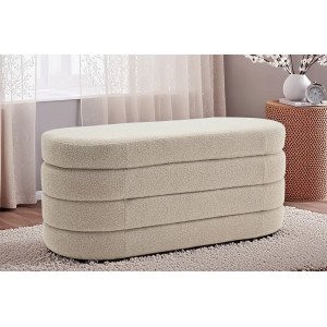 VOGUE design boucle ülőpad - taupe INVICTA